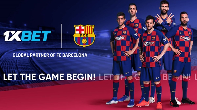 1xbet - Barcelona sponsorluk duyurusu